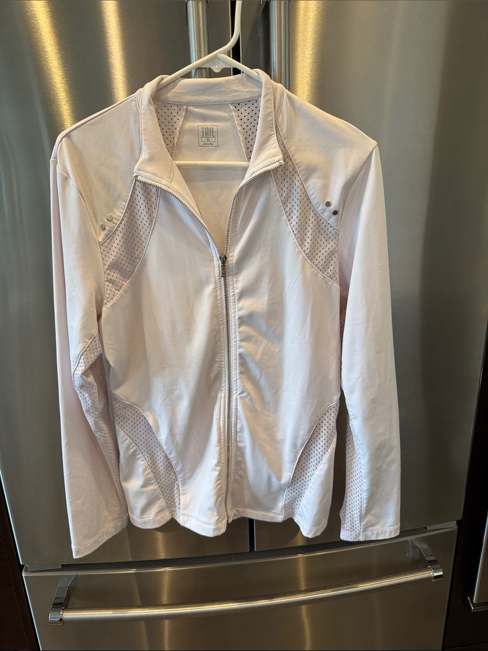 Tail Light Pink Women's Full-Zip Utility Jacket